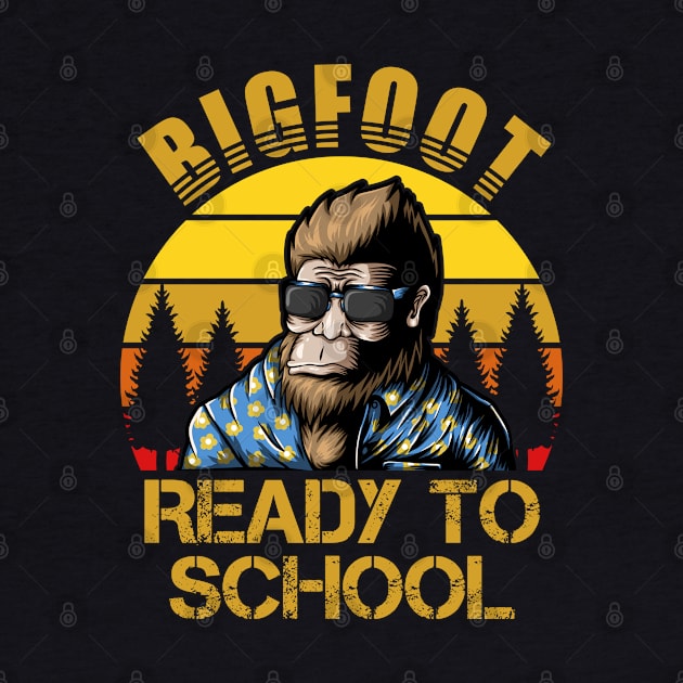 Ready to school Bigfoot by Myartstor 